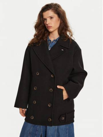 Tommy Jeans Демісезонний плащ DW0DW19752 Чорний Regular Fit Tommy Jeans Демісезонний плащ DW0DW19752 Чорний Regular Fit