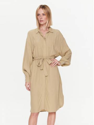 Bruuns Bazaar Сукня-сорочка Lilli Thilda BBW3312 Коричневий Regular Fit Bruuns Bazaar Сукня-сорочка Lilli Thilda BBW3312 Коричневий Regular Fit