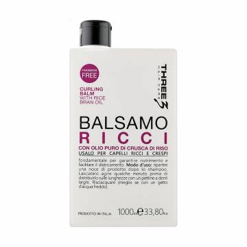 Бальзам Faipa Roma Three Hair Care Curling Balm для вьющихся волос, с маслом отрубей риса, 1 л Бальзам Faipa Roma Three Hair Care Curling Balm для вьющихся волос, с маслом отрубей риса, 1 л