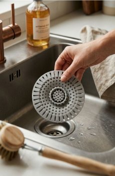 Зливне ситечко - сірий