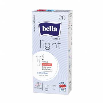 Ежедневные прокладки Bella Panty Light Sensitive Normal Mixform, 20 шт Ежедневные прокладки Bella Panty Light Sensitive Normal Mixform, 20 шт