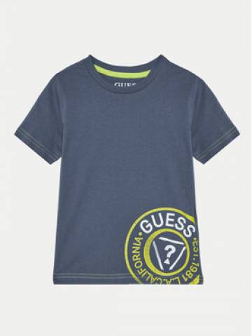 Guess Футболка N5RI15 K8HM4 Cиній Regular Fit Guess Футболка N5RI15 K8HM4 Cиній Regular Fit
