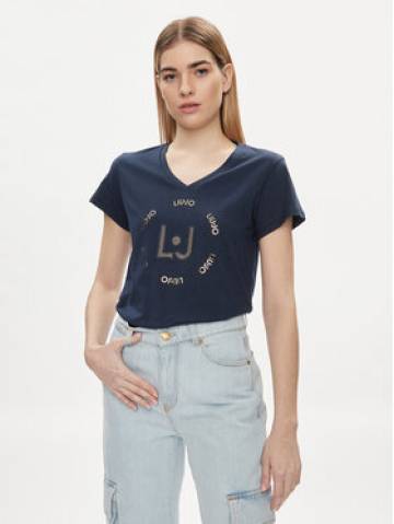 Liu Jo Футболка TA4137 J6040 Cиній Regular Fit Liu Jo Футболка TA4137 J6040 Cиній Regular Fit