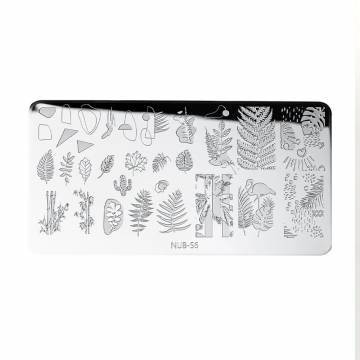 Пластина для стемпинга NUB Stamping Plate S-6 Пластина для стемпинга NUB Stamping Plate S-6