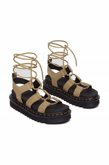 Кожаные сандалии Dr. Martens Nartilla женские цвет бежевый на платформе DM31738439 Кожаные сандалии Dr. Martens Nartilla женские цвет бежевый на платформе DM31738439
