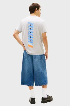 Мужская серая футболка VINTAGE Серый L Tommy Jeans DM0DM22547