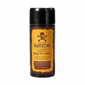 Мужская тонирующая пудра для волос Barbertime Hair Building Keratin Fiber, Light Brown, 21 г Мужская тонирующая пудра для волос Barbertime Hair Building Keratin Fiber, Light Brown, 21 г