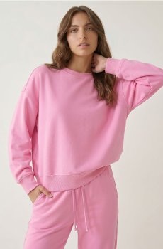 Базовий світшот crewneck - рожевий