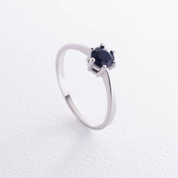 Серебряное кольцо с сапфиром GS-01-047-31 Серебряное кольцо с сапфиром GS-01-047-31