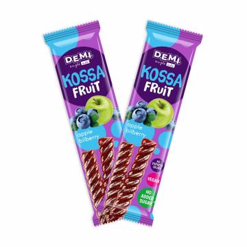 Фруктовая пастила D.E.M.I Kossa Fruit Черника, 2*15 г Фруктовая пастила D.E.M.I Kossa Fruit Черника, 2*15 г