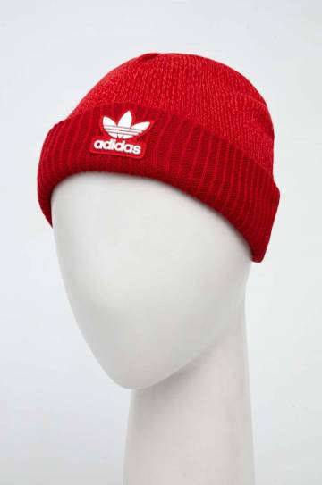 Шапка adidas Originals цвет красный Шапка adidas Originals цвет красный