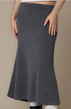 Спідниця - темно-сірий