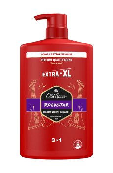 Мужской гель-шампунь для душа 3 в 1 OLD SPICE Rockstar, 1 л