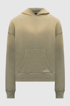 Зеленое худи Grip с вышивкой логотипа