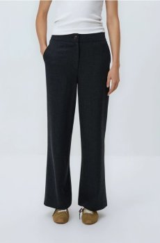 Reserved - Брюки з широкими штанинами - чорний - 006HG-99M