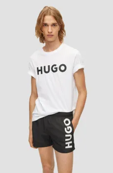 Мужская белая футболка Белый L HUGO 50467556;120