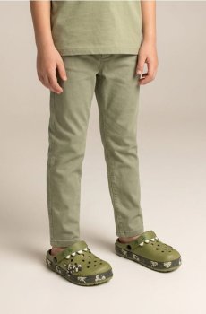 Клоги з ремінцем на п’яті - коричневувато-зелений