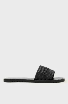 Женские черные слайдеры HOXTON Черный 39 AllSaints W121FE