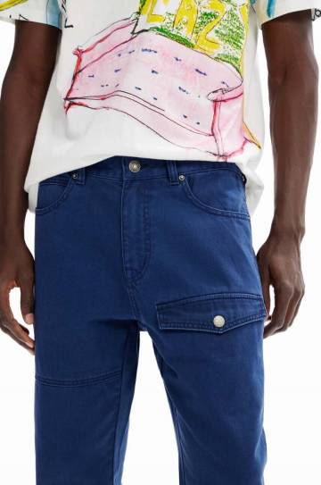 Джинсы Desigual мужские цвет синий Джинсы Desigual мужские цвет синий