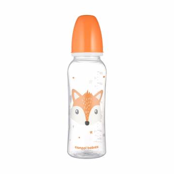 Бутылочка для кормления Canpol Babies Cute Animals с рисунком, от 1 года, оранжевая, 250 мл (11/841_ora) Бутылочка для кормления Canpol Babies Cute Animals с рисунком, от 1 года, оранжевая, 250 мл (11/841_ora)