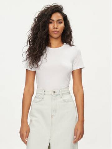 Pieces Футболка Irene 17082526 Білий Slim Fit Pieces Футболка Irene 17082526 Білий Slim Fit