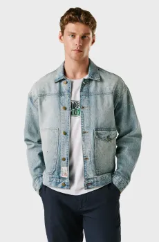 Мужская голубая джинсовая куртка MILO Голубой XL Pepe Jeans PM4027278