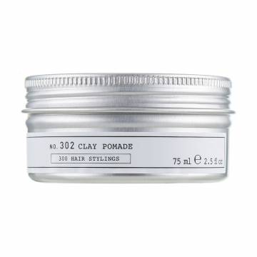 Мужская глиняная помада для укладки волос Depot 302 Clay Pomade, 75 мл