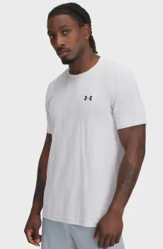 Мужская белая футболка Vanish Seamless Novelty SS Белый M Under Armour 1388129-100
