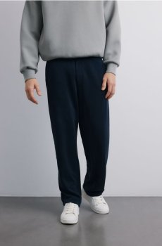 Reserved - Штани loose - темно-синій - 6706L-59X