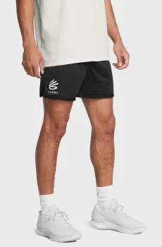 Мужские черные шорты Curry Splash Short Черный L Under Armour 1387092-001