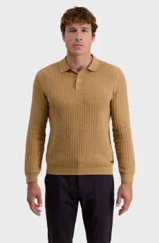 Мужское бежевое поло Бежевый XL Pierre Cardin PC.-C5 51414.5105
