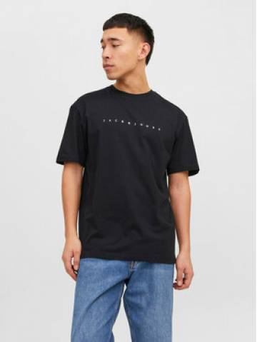 Jack&Jones Футболка Star 12234746 Чорний Relaxed Fit Jack&Jones Футболка Star 12234746 Чорний Relaxed Fit