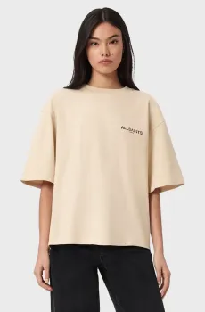 Женская бежевая футболка HALIS AMELIE Бежевый S AllSaints W140JE