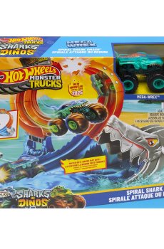 Игровой набор Hot Wheels Monster Trucks Монстро-атака акулы, от 4 лет, 30.8*35.6*9.1 см (JFR08)