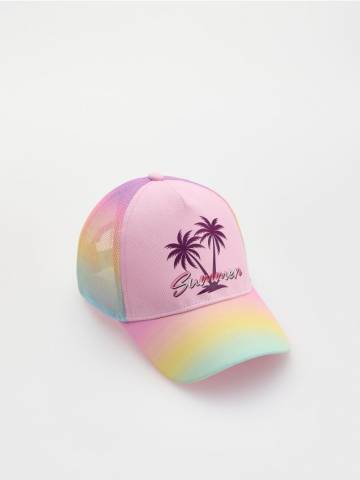 Reserved - GIRLS` PEAKED CAP - різнобарвний - RJ973-MLC Reserved - GIRLS` PEAKED CAP - різнобарвний - RJ973-MLC