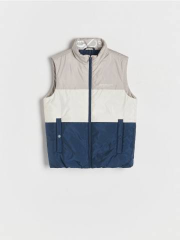 Reserved - Жилет із кишенями - темно-синій - 012CI-59X