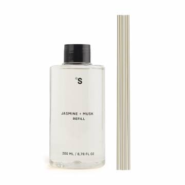 Сменный блок для аромадиффузора Sisters Aroma Jasmine + Musk Refill Жасмин и мускус, 200 мл Сменный блок для аромадиффузора Sisters Aroma Jasmine + Musk Refill Жасмин и мускус, 200 мл