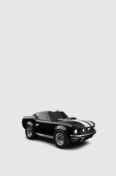 Сувенир черный автомобиль Ford Mustang