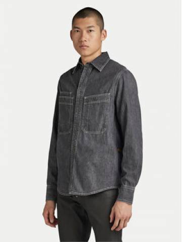 G-Star Raw Джинсова сорочка Nimes D23009-D540 Сірий Regular Fit G-Star Raw Джинсова сорочка Nimes D23009-D540 Сірий Regular Fit