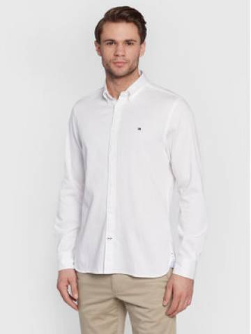 Tommy Hilfiger Сорочка Dobby MW0MW25038 Білий Slim Fit Tommy Hilfiger Сорочка Dobby MW0MW25038 Білий Slim Fit