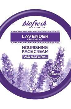 Питательный крем для лица BioFresh Via Natural Lavender Organic Oil Nourishing Face Cream, 100 мл