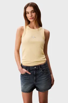 Женская бежевая майка MONOGRAM Бежевый M Calvin Klein Jeans LV047E200G