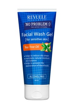 Гель для умывания Revuele No Problem Washing Gel с маслом чайного дерева, 200 мл
