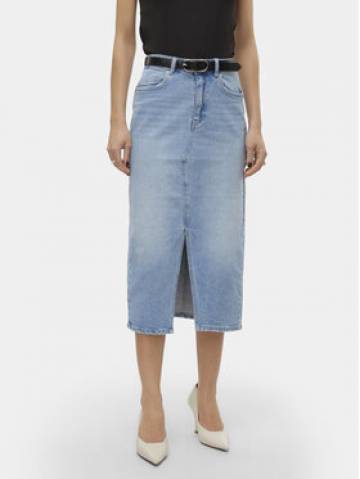 Vero Moda Джинсова спідниця Veri 10295731 Голубий Regular Fit Vero Moda Джинсова спідниця Veri 10295731 Голубий Regular Fit