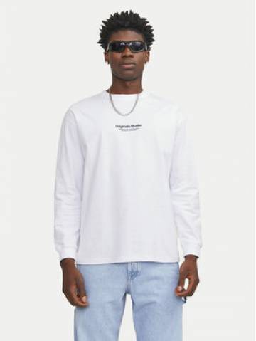 Jack&Jones Longsleeve Vesterbro 12251775 Білий Loose Fit Jack&Jones Longsleeve Vesterbro 12251775 Білий Loose Fit
