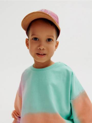 Reserved - Бейсболка з вишивкою - буряковий - 5597G-83X