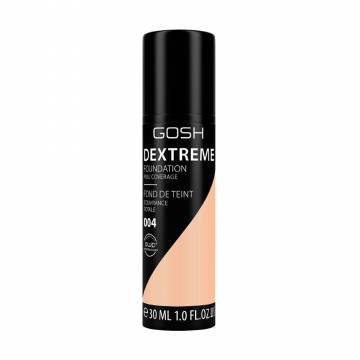 Тональный крем для лица Gosh Dextreme Full Coverage Foundation 004 Natural, 30 мл Тональный крем для лица Gosh Dextreme Full Coverage Foundation 004 Natural, 30 мл