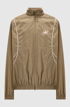 Спортивная куртка цвета хаки с логотипом