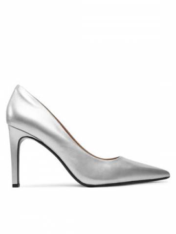Calvin Klein Туфлі на шпильці Heel Pump 90 - Met HW0HW02431 Срібний Calvin Klein Туфлі на шпильці Heel Pump 90 - Met HW0HW02431 Срібний
