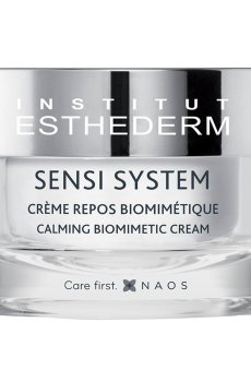 Успокаивающий биомиметический крем для лица и шеи Institut Esthederm Sensi System Calming Biominetic Cream, 50 мл